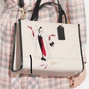 Disney X Coach Dempsey Carryall With Cruella Motif ***BAG ONLY!